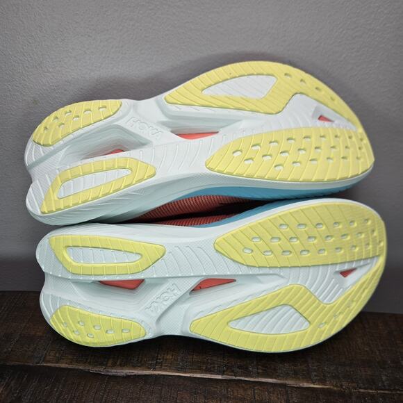 NEW Hoka One One Mach X 2 Mens Size 10 D Running Shoes 1155119 Red Blue White main image 6